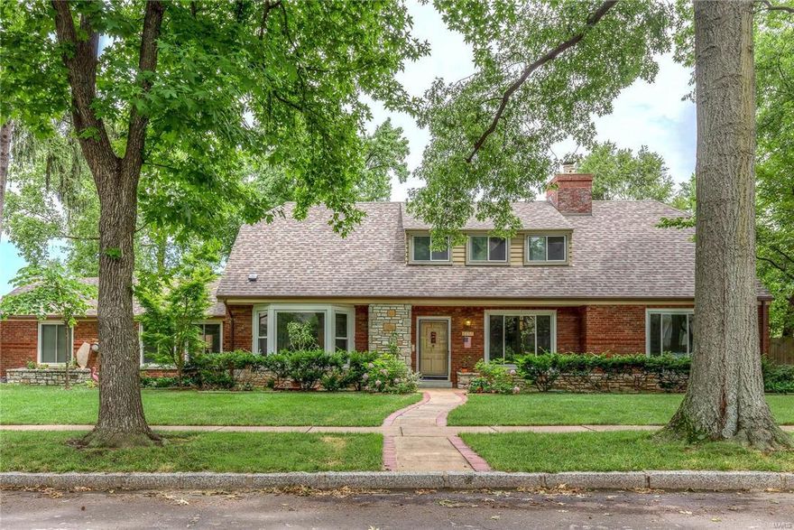 A rare opportunity to own a large rambling home on a double lot in Clayton's most desired community! This is a residence for a lifetime where a family can live in peace and prosper. The Feng Shui is positive and harmonized. The seller would love to see a new owner renovate the existing home which has so much potential and charm. The foyer leads to both an enormous living and dining room. Light pours in through oversized windows and there are coved ceilings and a bay window. Enormous first floor master and bath with numerous closets. 4 enormous upstairs bedrooms. Large eat-in kitchen, huge family room and den.  Of course, it's your business, if you prefer, build a home for yourself and your best friend or family member can do the same next door (Clayton permitting).  Situated in the center of the street this property is served equally by N. Brentwood and Forsyth.  Imagine how easily you can walk to almost anywhere in downtown Clayton,  including the Clayton Center Home to be sold as is. Additional Rooms: Sun Room