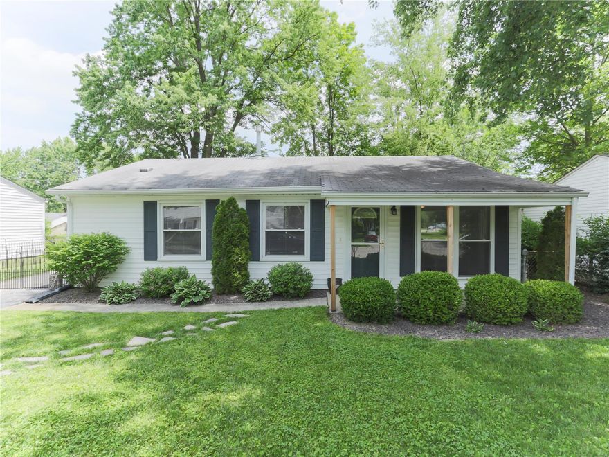 Charming Ranch home w/ 3 bedrooms, 1 bath and Main floor laundry! This home has so much to offer! You will fall in love with the beautifully manicured home as soon as you pull up. There is professional landscaping, and plenty of parking. There is an additional pad at the drive way and in the back of the driveway. Walking into the home, you will Love the space and the space that is offered! There is a large living room that has 5 1/4 trim, newer windows throughout. There is pergo flooring in the living room and the breakfast room. The open kitchen features updated cabinets, a tile backsplash, newer appliances, ceramic flooring and a HUGE pantry.The home has 3 bedrooms, 2 with engineered wood flooring and 1 with carpet. There is a laundry area in the hall way and a utility closet. The full bath has been nicely updated. Making your way outside the home has a storage space that is built into the home and the Beautiful back yard is spacious and private Seller is leaving the shed as well.
