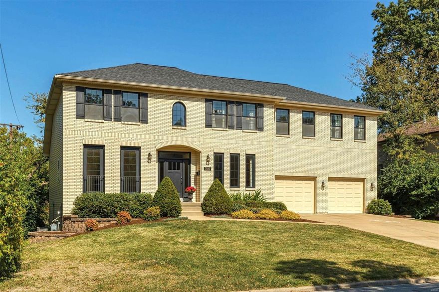 This gorgeous 8-year old home at the border of Clayton & U-City is across the street from the walking path to the heart of Clayton. Enter to find an open floorplan with tremendous natural light & HW floors that flow throughout. The impressive 2-story great room has floor to ceiling windows overlooking the big backyard and includes a gas FP. This room is open to the breakfast room with a sliding glass door to the deck for grilling & dining. A stair takes you to the patio below. The kitchen with wood cabinetry includes a center island, SS appliances, granite counters & large pantry closet. Also on the main floor is the spacious DR, office, 1/2 bath, laundry room & primary BR w/bay window, walk-in closet & large bath w/jetted tub, shower, double basin vanity & linen closet. Upstairs are 3 BRs including one w/bath en-suite and 2 sharing a Jack&Jill. The lower level is fabulous w/rec room, bar, BR, full bath, gym & storage room. A sliding glass door takes you to the patio & large backyard.