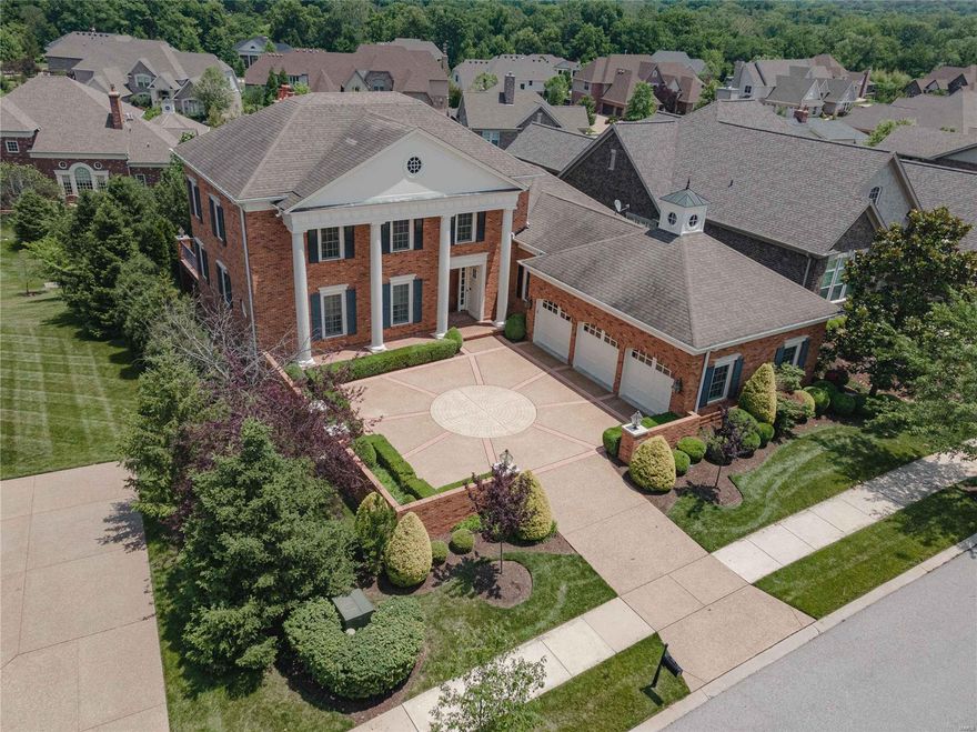 Former Enclave Bellerive Display Home has approx. 6800 finished sq. ft. ($243 psf).  This 1.5 story has countless custom features.  Sub-Zero & Wolf, Asko appliances, 4 full and 3 half baths, 3 HVAC zones and certified HBA Green.  Finished lower level includes large wet bar, a theater room, mirrored exercise room, billiards room, and 4th bedroom suite. Ceiling details include domed, barrel, coffered and vaulted, 10-14’ main floor ceilings,  Exquisite circular staircase, 3 interior (gas) and 1 exterior (wood) fireplaces (off the private concrete deck.   Extensive mature landscaping, brick courtyard with stamped concrete, wood windows, and full brick exterior.     
  For the discriminating buyer who enjoys ample space, superior quality plus the security of this premier West County gated community.  Enjoy the best in carefree single family, “villa style” living.  Yard, snow removal & irrigation water part of the $585 HOA fees. Listing Agent related to Seller.  Investor owned.