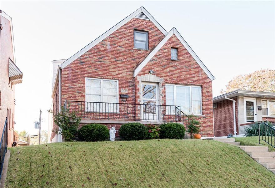 Welcome to 6540 Pernod in South City's Watson Terrace!  Charming Well Maintained Home with Hardwood Floors.  Master Bedroom Suite is the perfect retreat with open floor plan for sleeping and reading area or an office.  Tons of Storage in the Master Suite. Another possibility is for mother-in-law quarters.  2 Bedrooms on the Main Level have Hardwood Floors and have generous closet space.  Retro Kitchen has updated Ceramic floors and new Gas Stove.  3 Bathrooms are hard to find in this area with 1 on each level.  Enjoy your neighbors on the spacious front porch as well as the lovely porch on the back.  Level Fenced Back Yard.  Lower Level as a Workshop Area.  Walk to Lindenwood Park, Ted Drew's, Mom's Deli and other area Restaurants.  Easy access to highways.  American Home Shield Home Warranty Offered.  All appliances stay with this home. This Jewel in South City will not last long so take a look.