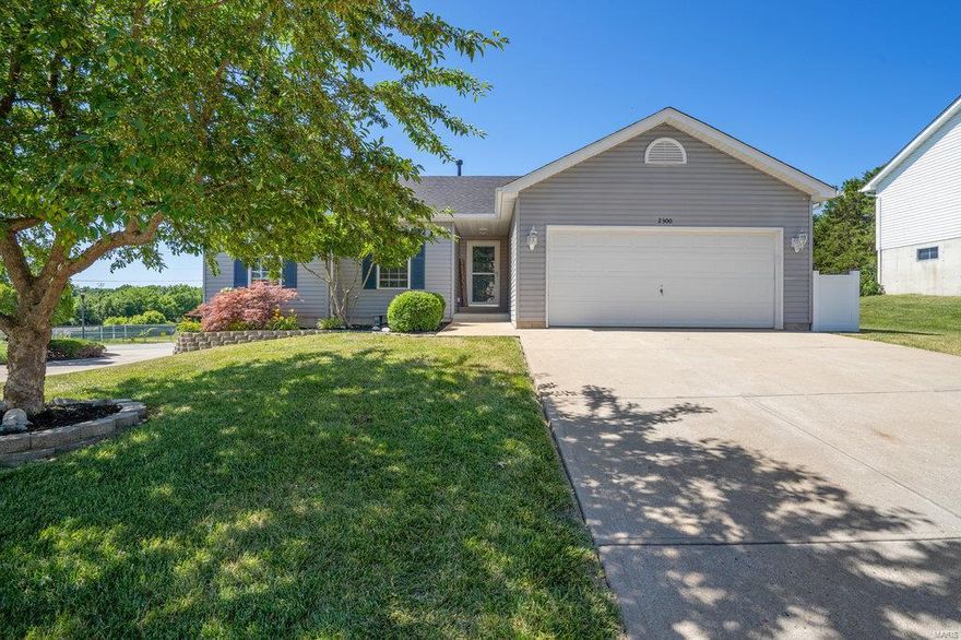 Welcome home to this fabulously maintained ranch for sale in desirable West Ridge Community. This charming ranch offers 3 bedrooms, 2 baths, a vaulted great room, & an insulated garage that is ready to be finished. The bright and airy kitchen boasts 42" white cabinetry, crown molding, granite counter tops, and a nice sized breakfast room that is perfect for casual or formal entertaining. The primary suite includes a generous sized walk-in closet, and a decorative built-in vanity with full overlay cabinetry doors. Some other desirable features include architectural shingles & life proof laminate flooring throughout. The lower level is partially finished with a bath rough in and is ready for your personal touch. Some materials will be left with the home for future finishing. This is a corner, level lot that includes a swimming pool, shed for extra storage, 6' vinyl privacy fencing, and a deck that is perfect for entertaining friends and family. Pool accessories will be left w/ the home.