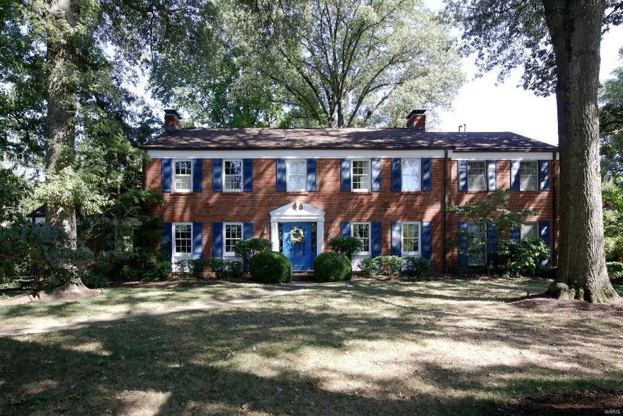 Often admired.  Exceptional home on over an acre in Kirkwood's most desirable location featuring a classic pool and beautiful grounds.  Gracious entry with curved staircase. Wood floors under carpet. Custom, newer kitchen...Large master suite.