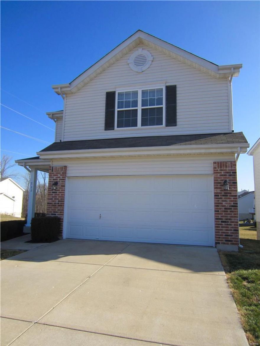 Beautiful 3 bedroom, 3 1/2 bathroom home. Largest floor plan in the community, former display with many extras including Optional Master Suite with double vanity, His & Hers walk-in closets, upgraded 42" cabinets, hardwood flooring in foyer, direct vent gas fireplace in the spacious light-filled living room. Other features include a partially finished Walk-Out basement with a full bath, 2 car garage on a quiet cul-de-sac. This is a Low Maintenance Living neighborhood which offers wonderful amenities such as community pool, playgrounds, walking paths and wooded areas.