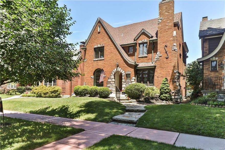 Awesome brick two story featuring three bedrooms and three baths. Updated kitchen and 2 car garage. Wood floors and an awesome master suite! A St. Louis Hills Classic!