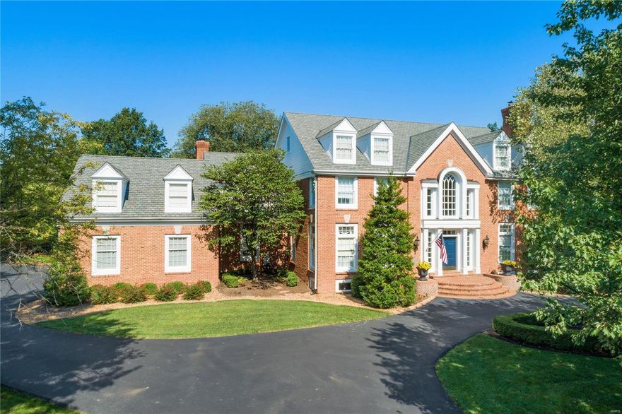 This home will wow you — from its spectacular manicured grounds to the quality interior. Enter a grand 2-story foyer w gleaming hardwood floors traversing the main level. Stunning large-paned windows throughout allow sunlight to fill the home with an abundance of warmth. Spacious living & dining rms highlight incredible craftsmanship, while chef's dream kitchen sits adjacent. Opulent granite countertops cover the workspaces of this modern eat-in kitchen — featuring large island, custom cabinetry & top of the line appliances. Breakfast room allows access to pool, pergola, and large outdoor living area. Handsome study around the corner from the Hearth room features full wet bar, FP, & access to patio.
2nd floor offers Master suite w FP, sitting area, custom his & hers closets, & luxury bath. 1 bedrm suite, 2 added bedrms w Jack & Jill bath, & sunken media room. LL includes rec rm, rare temp-controlled wine cellar, & ample storage. 3-car garage w luxury features & updates throughout. Additional Rooms: Mud Room, Wine Cellar