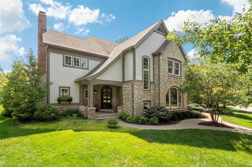 You won't want to miss this absolutely charming custom 1.5 story home that backs to the St. Alban's Tavern Creek 13th green. Numerous custom amenities throughout. As you enter you will find custom built-in and 2 coat closets. The entry foyer opens to the office with a stone fireplace, French doors & access to the primary suite. The vaulted great rm boasts a stone fireplace with gas logs and built-in bookcases. The fabulous kitchen offers an oversized center island, Keith Gregg custom-designed cabinets, 6-burner Viking gas range, built-in beverage chiller & refrigerator, & adjoining breakfast rm. The spacious primary suite provides a vaulted ceiling & a lux full bath with double vanities, walk-in closet, jetted tub & walk-in shower. On the UL you will find a loft area & 3 bedrms all with a private full bath. An aggregate patio with a stone fireplace, overlooking the golf course, provides the perfect atmosphere to enjoy the outdoors!