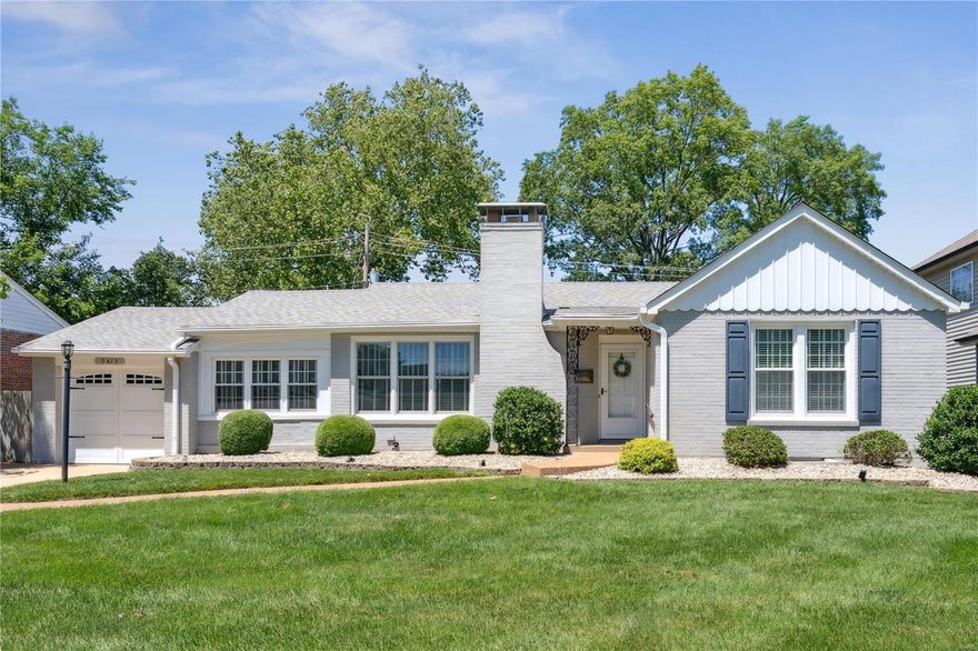 Renovated Brentwood ranch charmer offering approximately 1,624 SF across two levels. The updated kitchen features quartz countertops, while the renovated bath boasts a tile floor, pedestal sink, and glass slider shower. Relish the wood floors, custom window treatments, and a 15'x12' "Patriot" sunroom. Additional highlights include crown molding, painted family room paneling, built-in bookcases, and a wood-burning fireplace in the living room. Step outside to an aggregate patio and a beautifully landscaped, level backyard. The finished lower level includes a spacious 22'x15' rec room, half bath, 5'x4' cedar closet, and 14'x7' walk-in storage. Perfect for first-time buyers, retirees, or investors. A prime blend of location, condition, and value! Additional Rooms: Sun Room