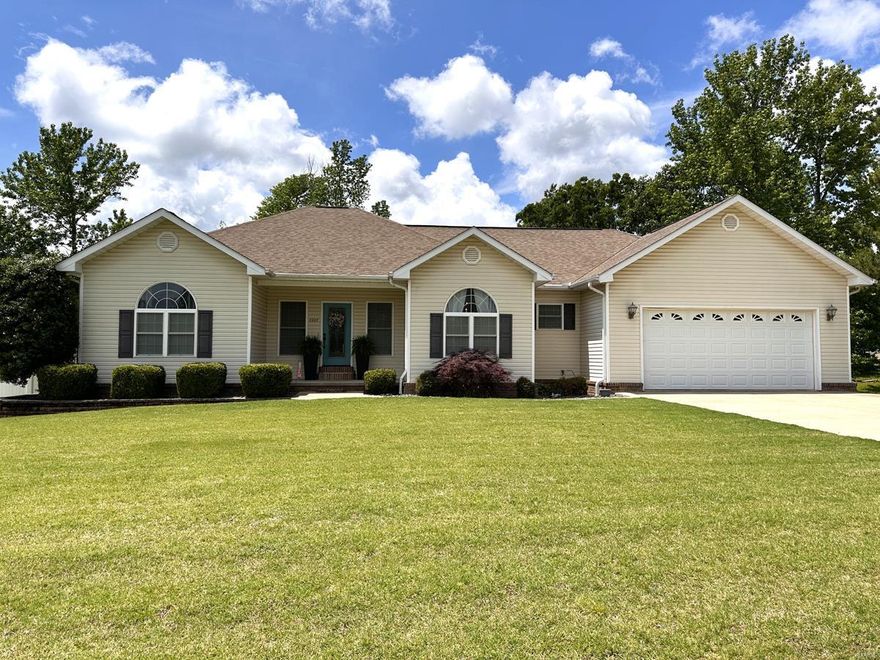 Stunning 4-bedroom, 3.5-bath home in Still Creek Crossing Subdivision. Full basement with 4th bedroom, office area, family room, exercise room, storage, and full bath. Main level features hardwood and ceramic tile flooring, granite countertops, and updated bathrooms. The luxurious primary bath includes double vanities, a soaking tub, a large walk-in shower, and a walk-in closet. Main level bedrooms and dining room have trey ceilings; hall bath has a double vanity and subway tiles. The entryway has ceramic tile and a coat closet. Kitchen includes an eat-in area and snack bar. There's a half bath near the garage entrance and a laundry room with cabinetry. The basement's 4th bedroom features a built-in vanity, custom storage benches, and a bunk bed. The vinyl-fenced yard offers privacy and additional parking for an RV or boat. Located in a serene and desirable neighborhood, close to hospitals, schools, parks, & shopping centers. Owner/Agent Additional Rooms: Mud Room
