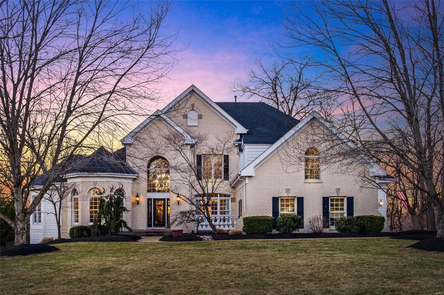 Set on a private 1.5-acre lot amid an enclave of custom homes, this luxuriously chic, 6 bedrooms, 6 baths, 1.5 story estate is the perfect package of space, style, and comfort. Upon entering, a two-story great room with arched floor-to-ceiling windows ushers in wooded sightlines and a backyard oasis complete with a pool, hot tub, and fireplace. The elegant formal dining room boasts coffered ceilings, deep crown molding, and opens to the great room. A welcoming hearth room with a cozy gas fireplace is located off the gourmet kitchen which boasts granite countertops and center island, 42" cabinets, top-of-the-line stainless steel appliances, and an oversized breakfast nook. The main level primary suite boasts a tray-vault ceiling, 2 walk-in closets, and an updated luxury bath. A handsome study completes the main level. The second level boasts four spacious bedrooms and two full baths. The walkout lower level features a walk behind bar, bedroom, full bath, family, and exercise rooms. Additional Rooms: Mud Room