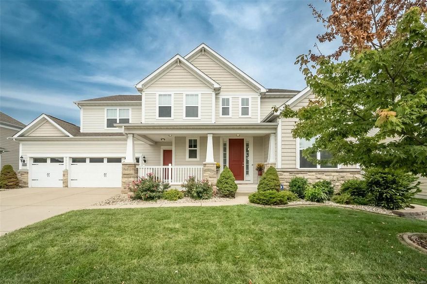 No need to custom build! Exquisite 2 story build with in-law main floor suite. Home is established in desired Reserve at Chesterfield with 5 beds & 4.5 baths.  All the builder upgrades galore are all right here. The beautiful foyer invites you in w/tall ceilings, custom staircase, and abundance of natural light. Refinished hardwood floors, custom blinds, entire home has new upgraded carpet and pad. Kitchen w/custom cabinetry, granite & SS appliances! Walk-in pantry and study area/small office area right off kitchen. Maintenance free decking and screened in patio for fall evenings. Retreat to an exceptional Primary suite that offers a separate sitting area and his and her closets. 3 more oversized bedrooms w/Jack n Jill bath and another bed & full bath. Game night in your rec area! Home lay-out is exceptional offering a 10ft basement pour and walk-out... just waiting for your finishing touches. This home is pristine in the best location Chesterfield has to offer in Rockwood Schools! Additional Rooms: Mud Room