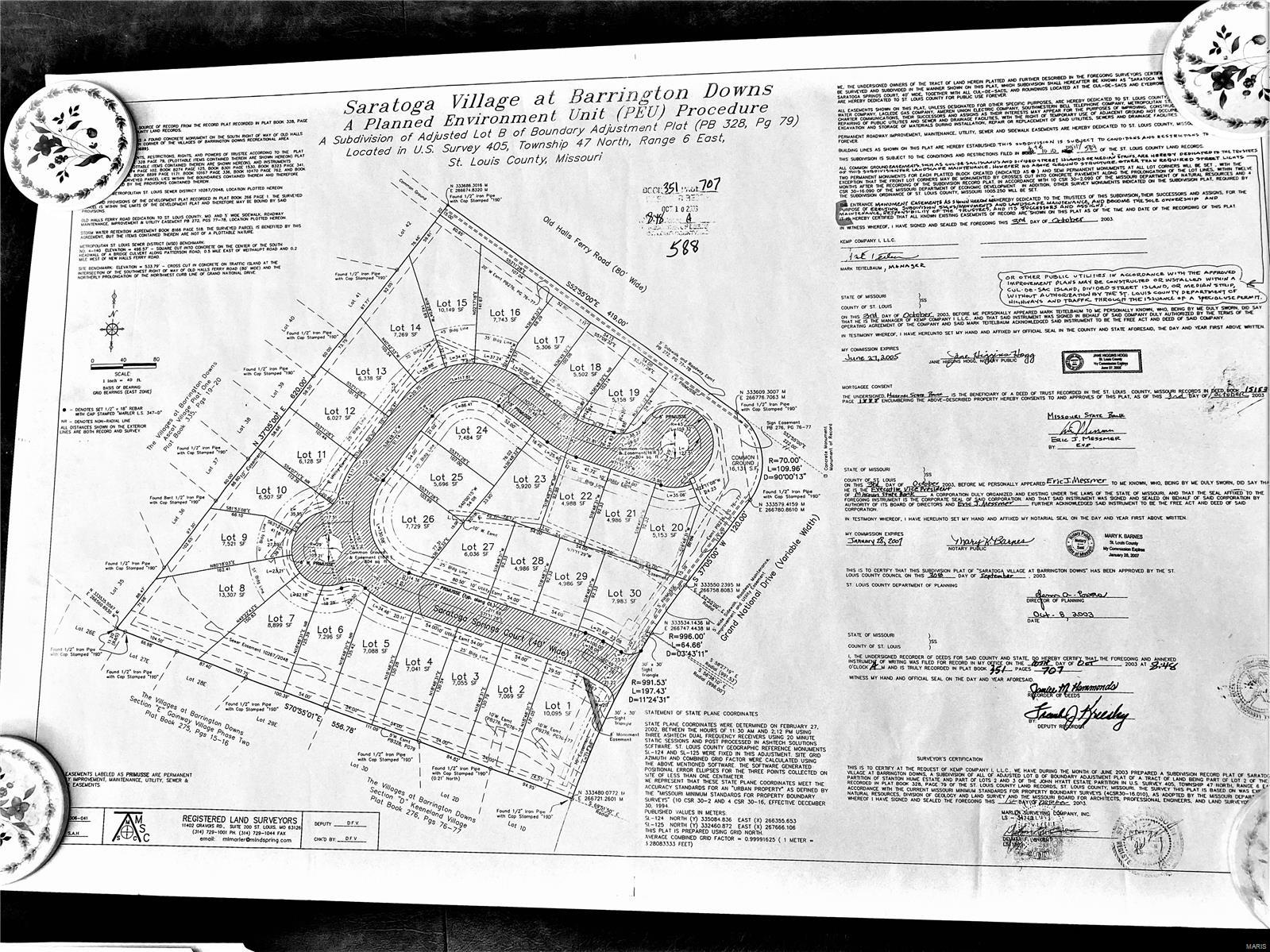 Saratoga Village At Barrington Downs - Land