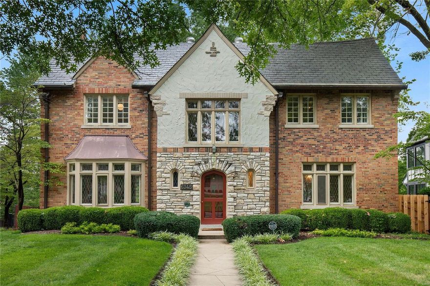 You know that gorgeous person that you never noticed and then you take a second look and you're 'in love'? Well this is the house version of that! Add to that a superior lot and you have Clayton's best offering! Let us walk you through and help you visualize your life in this universally appealing residence. Gleaming Terrazzo floors, gorgeous original plaster work, reputed Batchelder fireplace surround, masterful ironwork, turned staircase and happiness evoking art glass are yours...plus a designer high end kitchen which opens to a massive deck terrace! 2nd or 3rd floor master options (2nd floor has laundry), both have en-suite baths! All bedrooms are spacious with cascading natural light. Abundant closets and storage. Walk out LL. Arguably the most walkable location in Saint Louis with Forest Park, DeMun Village and Wash U a stone's throw away. Clayton's Captain Elementary, Saint Michael's, Wilson and Forsyth Schools are all within the community! Priced to allow your personalizations!