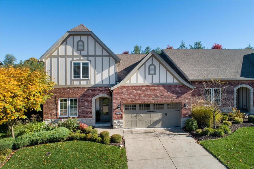 Spacious and inviting 1.5 story, 4-bedroom, 3.5 bath villa in Chesterfield. The entry foyer has warm hardwood floors that lead throughout most of the main floor.The large eat-in kitchen is open to the family room & features a massive granite topped island with seating for many.Stainless steel appliances, walk-in pantry & large breakfast room with sliding door to the covered deck round out this lovely space. The family room has a gas fireplace surrounded by built in bookcases.  Luxurious main floor master suite is spacious with a spa bath that includes dual sinks, soaking tub & separate shower, separate water closet and a large organized walk-in closet. The second floor has two spacious bedrooms, a loft area, and a hallway bath. Professionally finished LL w large recreation area, 4th bedroom, expansive bath, and lots of storage. Homeowners Association is top notch, and the $407 fee includes: all exterior maintenance including roof and siding, landscaping, irrigation, and snow removal. Location: End Unit, Suburban