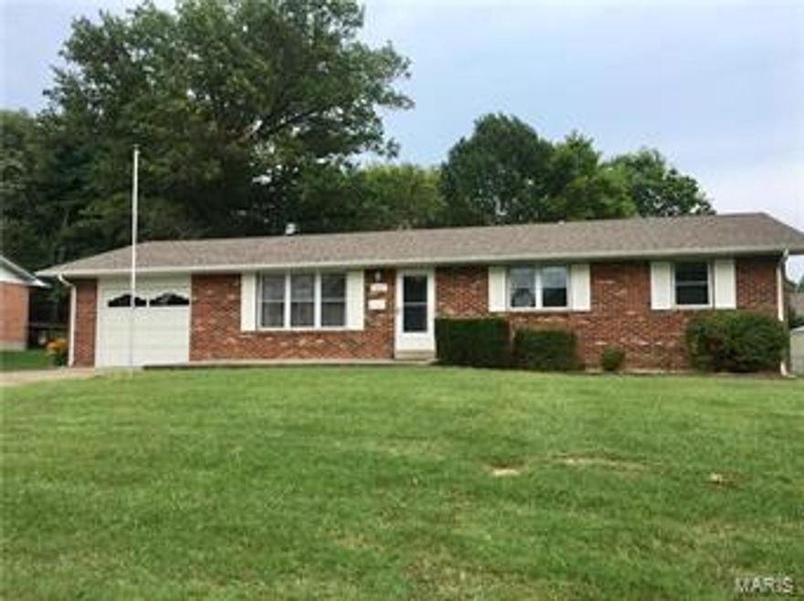 Well cared for all brick home. Roof and HVAC are less than 5 years old. Newer vinyl windows. All kitchen appliances stay. Large kitchen with lots of cabinets and center island. Full finished basement has additional family room and full bath.  Nice yard with private tree line and storage shed stays. There is original wood flooring under carpet. A solid and affordable home ready for your special touches.