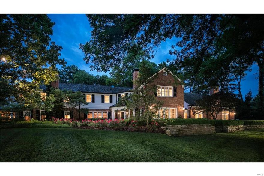 Rarely does a property of this magnitude and charm appear on the market. This exceptional residence was extensively remodeled and expanded in 2004 by Higginbotham. No expense was spared when it came to the quality of construction and detail. The main floor offers formal living and dining room, chef's eat-in kitchen with top-of-the-line appliances, 4 fireplaces, handsome office, well appointed family room, sun room and gracious master suite with fireplace, French doors opening to the patio, his and her walk-in closets, and spa-like bathroom. Upstairs, find a second master suite, computer room, laundry and 3 additional bedrooms all with en-suite baths. The lower level has an impressive wine cellar, full bath and abundant storage. 
The remarkable pool house boasts a family room, living room and dining room, billiards room, bedroom, exercise room, fully equipped kitchen, 2 bathrooms and laundry room. Inground salt water pool, spa, park-like 3+acres, 4-car garage, and guest cottage. Additional Rooms: Sun Room