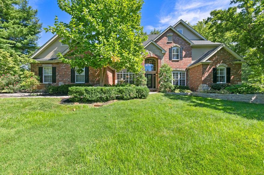 Brilliantly customized, fall in love with this exquisite property in Ladue Schools. Grand two-story foyer leads your eye to a wall of windows highlighting the backyard oasis & is flanked by the private office & dining rm. Impressive master retreat opens to 450 sq ft custom pavilion overlooking heated pool & stunning landscape & lighting. Mstr also boasts walk in shower, self-heating therapy tub & dressing room with custom features. Great rm windows bring view of mature foliage for days & nights in front of a floor to ceiling fireplace. Grand staircase to 3 more beds/3 baths on one side of open loft & new 400 sq ft private en suite penthouse on other side w exterior access. Spacious kitchen has all the accoutrements-granite counters, gas cooktop, coffee bar & more. Hearth room has 3 walls of windows, 2nd fireplace, heated floors & ext. door. Downstairs more finished space! Exercise rm, rec rm, bath, egress, workshop & plenty of storage. 3 HVAC’s, 2 50-gal. water heaters & 3 car garage