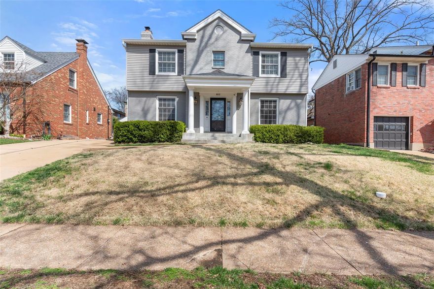 Walk to dinner in downtown Clayton and wander home through charming neighborhoods on your way home. This traditional colonial style floor plan has been improved upon with the addition of a kitchen-adjacent breakfast room that is full of natural light. The living room features a working gas fireplace, which is a bonus, because the room already exudes such warmth. Don't let the picture of the "workout room" fool you- that's just a spacious dining room trying to cut some lbs. You can head downstairs to a finished basement or up to your second floor, inclusive of a primary bedroom with en-suite bath and three additional bedrooms, which share a second full bathroom.  This home has been meticulously maintained, it has updated led lighting throughout, beautiful hardwood floors, a large two car garage, and a fully fenced yard.  It really has it all. Additional Rooms: Mud Room