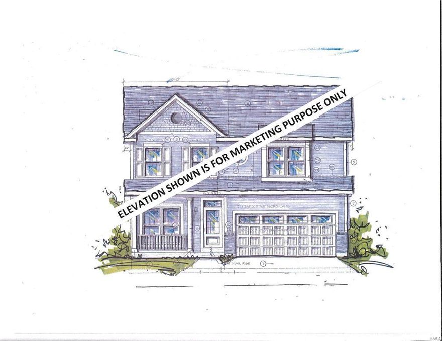 Fantastic opportunity to build with MRM Manlin Development Group in Kirkwood School District.  The Elevation shown is for marketing purposes only.  The home will be all vinyl siding.  The base price is $359,900. Incredible for new construction!!  4 Bed, 2.5 bath 2 Story home. Family room opens to kitchen featuring GE appliances, pantry and breakfast room that walks out to patio.  Second floor laundry.  Master bedroom suite features soaking tub, separate shower, his and hers vanities and walk-in closet.  Insulated vinyl windows, 6 panel doors, $500 lighting allowance.  Lower level can be priced to finish.  Come make your personal selections today! Standard feature sheet is available on line. Additional Rooms: Mud Room