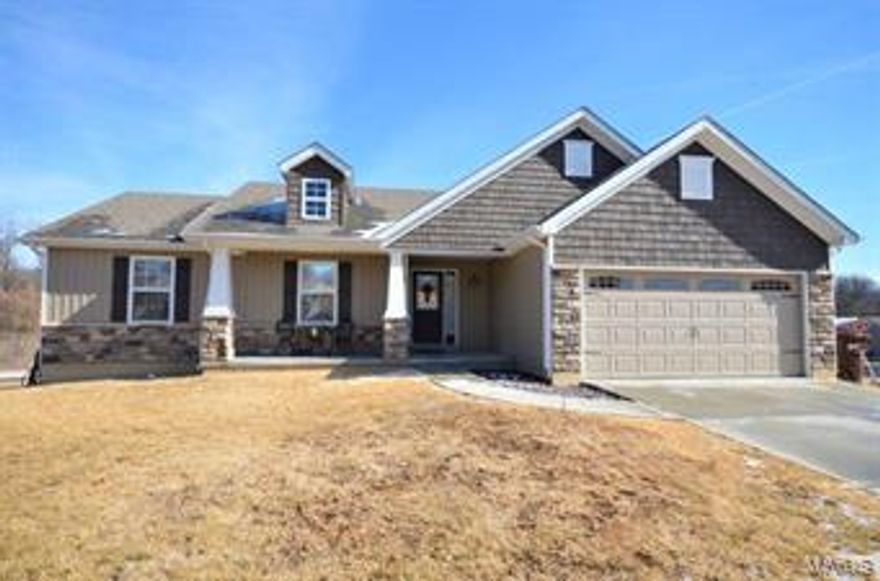 No need to wait for a new construction when you can purchase this 3 years young home. The deck is on, the landscaping is already in and the basement has been finished for you! You will find tasteful and up-to-date finishes in this 4 bedroom (one located in lower level) 2 1/2 half bathroom ranch, that is sitting on a large 1/2 +/- acre lot. You will love the open floor plan, the modern kitchen with ample cabinets and counter space, the main floor laundry with a custom, built-in entryway bench and the spacious vaulted great room. There are 3 bedrooms and 2 full bathrooms on the main floor. The mostly finished, walk out basement provides additional comfortable living space consisting of a rec room, bedroom (with egress and closet), 1/2 bath, office/crafting space, den and storage. You won't want to let this one pass you by, as it will go quickly.