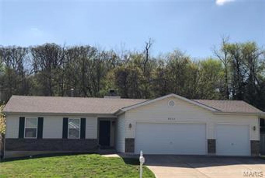 Welcome home to this well maintained ranch in the heart of Pevely!  This home is waiting for you to make your mark and create a retreat you won't want to leave!!  It features a 3 car garage, oversized corner lot with a privacy fence.  Brick wood-burning fireplace will welcome you as you walk into the vaulted great room!!  New roof 4/16/19, New carpet in the great room(Nov18), steps to basement and hallway.  Open staircase to the basement that lead to a huge basement with rough-in bath.  Walk in closet in the master bedroom. Master bath features a walk in shower.  The open floor plan makes for a great entertaining space!!  Come and see it today!! Additional Rooms: Mud Room