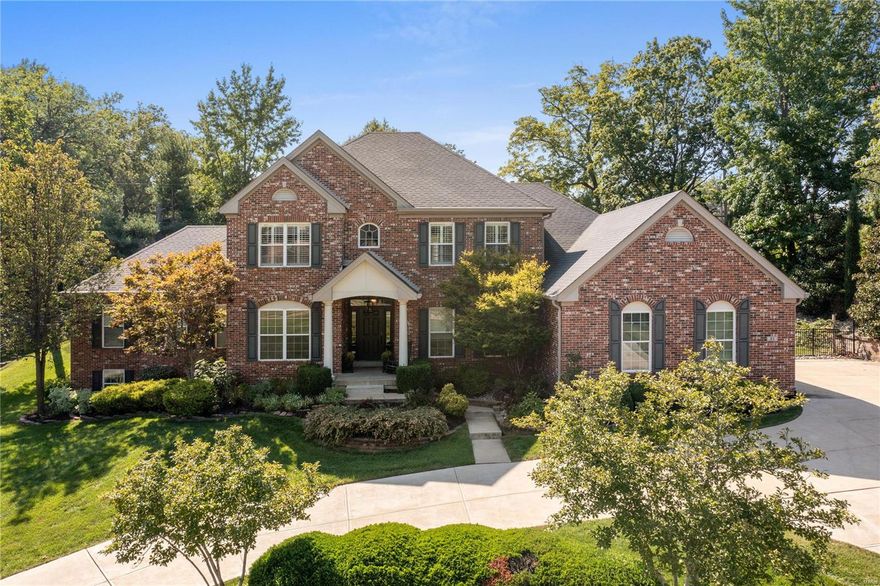 No detail was overlooked in this 16 yr old custom built home on a premier street in Olivette w/in walking distance to Stacy Park & Old Bonhomme Elem. This 1.5 story, 6bd/4 full & 2 half bth home has over 6,000 sqft of living space. The kitchen is the hub of the home featuring custom cab, dble islands w/ granite countertops, 2 dw & sinks, walk-in pantry, Subzero fridge, Wolf stove & ovens, butlers pantry & a brkfst area that leads to the recently added outdoor space fully equipped w/ heaters, bar, built-in grill & fire pit. The vaulted HR is off the kitchen & separate LR w/ built-in bar. You will find a laundry rm & mudrm off the 3 car garage (w EV charger). The primary suite completes the 1st floor w/ separate shower & soaking tub, WIC & dble sinks. Upstairs are 4 bdrms w/ 2 Jack n Jill baths. The finished LL w/ 9ft ceilings, has a huge rec area along w/ a full bth & bdrm, fitness room, craft area and office + ample storage. Home warranty offered. Come make this your dream home today!