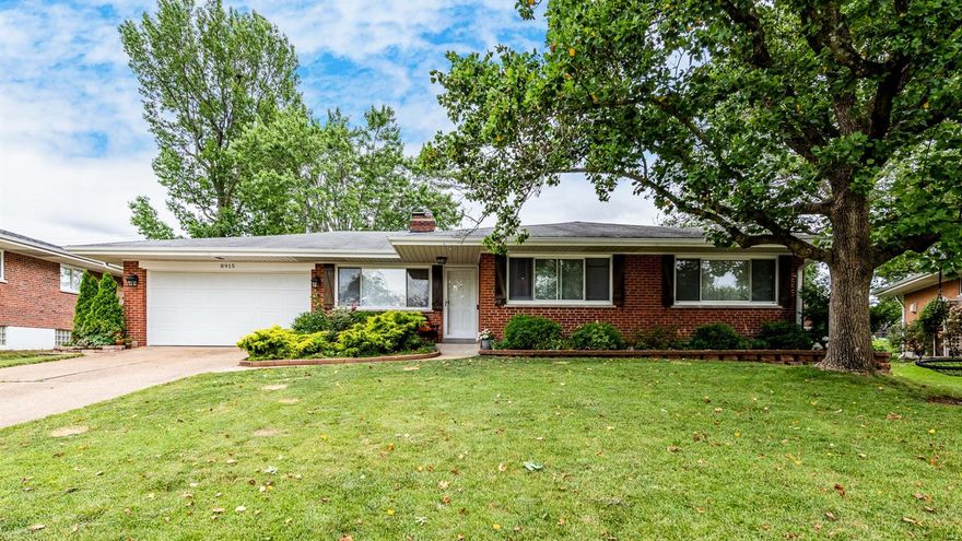 Showings starting Sat 6/26, 9am
Award Winning Lindbergh Schools! Spacious masonry red brick 3 bedroom, 2 full bath home featuring a backyard perfect for soccer games or relaxing under the covered patio. This updated home showcases stunning hardwood floors throughout, new windows with custom blinds, updated lighting to showcase the soft grey walls. The home flows beautifully from the entry foyer, elegant dining room  that opens into the large modern living room. Remodeled kitchen features 42" custom cabinetry, granite countertops, mosaic backsplash highlighted by undermount lighting, stainless steel appliances, and perfect backyard views. Adjoining family room is sun filled & ready for you to cozy around the gas fireplace. Main bedroom suite- abundant closet space, glass shower. Two addl' bedrooms share a full bath. Lower level is perfect space for entertaining plus offers a private office. Plenty of storage-2 car garage. Seller is offering HSA Home Warranty. Welcome home!