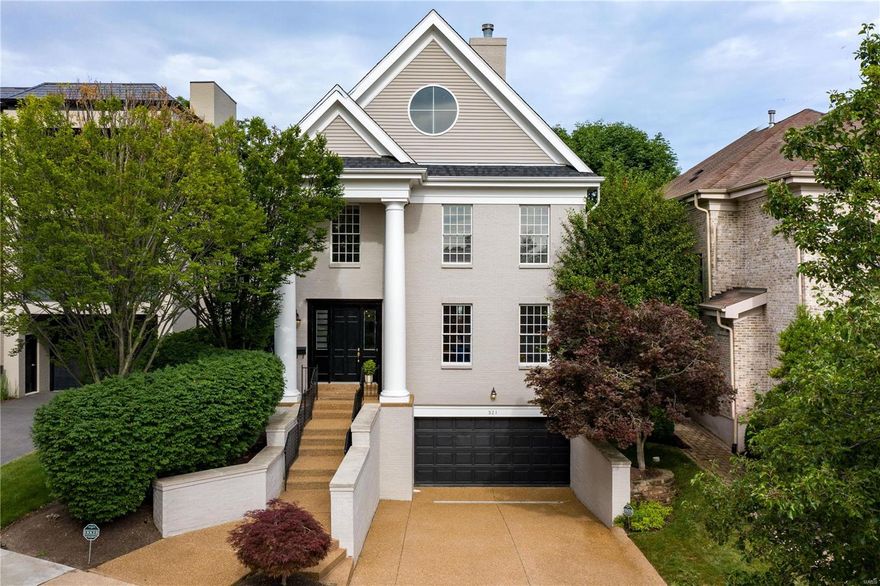 Fantastic new price! This represents exceptional value in the finest location in Clayton! This classic Old Town residence offers contemporary flair with modern updates.  A grand entry hall and soaring ceilings throughout are an impressive welcome home and open gathering spaces allow for effortless living and entertaining.   A new kitchen unites the hearth and dining rooms and opens to a rear deck and back yard.  The primary bedroom is on the main floor and features an updated bathroom, dual walk-in closets, and deck access.  Upstairs are three additional bedrooms, three updated bathrooms, a laundry room, and a loft.  In the lower level are recreation, fitness, and wine rooms with access to a three garage and back yard.  Walk to all that downtown Clayton offers … work, restaurants, shops, and parks … vogue living! Additional Rooms: Wine Cellar