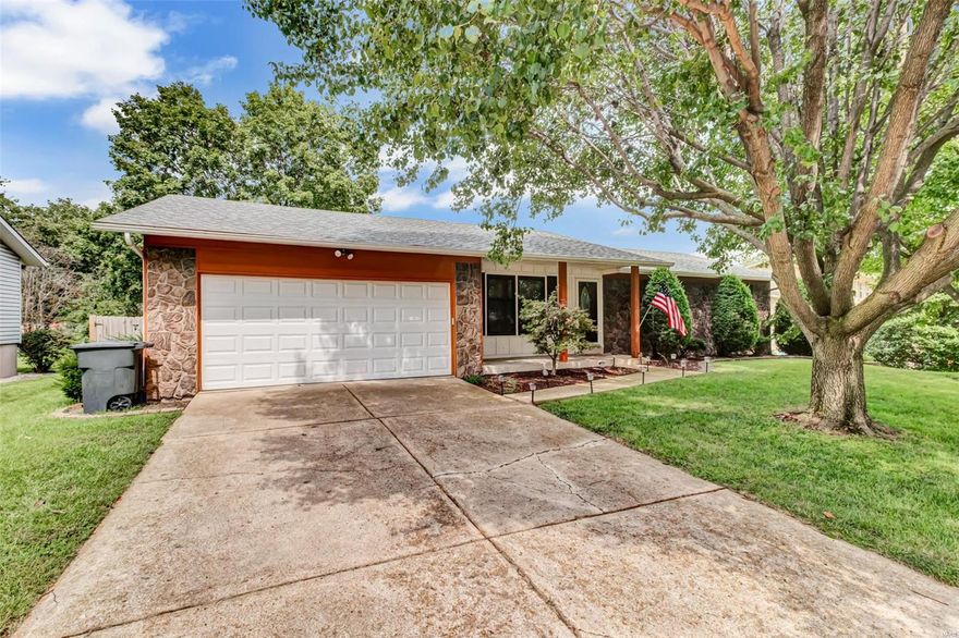 Welcome home to this updated, well maintained ranch style home in the heart of St Charles!! The exterior offers a 2 car garage w/ newer garage door & opener, covered front porch, fenced yard, 16 X 11 patio, shed, and a 27 X 16 deck that is perfect for entertaining. The kitchen will WOW you with its newer updated cabinets with crown molding, pull out shelves & satin nickel handles, center island with an overhang for bar stools, pantry, canned lighting, stone back splash and under the cabinet lighting. Both baths have been updated with new toilets, vanities, light fixtures and flooring. Just when you thought the list could not go on....there is a finished walk-out lower level with plenty of storage, a whole house humidifier and water softener.