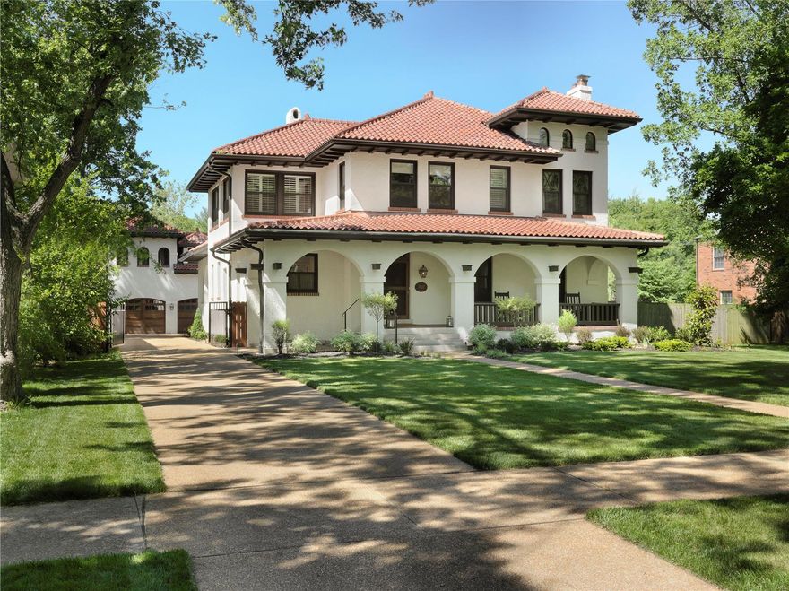 Gorgeous home on double lot in Lourdes Parish neighborhood. Carriage house designed by Dick Busch, built in 2018, provides a spacious 3car garage w beautiful living quarters above, full bath, separate entrance & wet bar. Home underwent 1 year of construction & was completely rewired and re-plumbed w new HVAC. Custom finishes incl designer lighting & marble countertops & hardwood floors throughout . Main house is 4000+ sqft w open floor plan & beautiful hearth room adjacent to kitchen. Kitchen boasts Wolf 60" range, Subzero fridge & drawers, 2 dishwashers, custom inset cabinetry,  & Kohler fixtures complemented by statuary marble countertops. Master EnSuite bath incl floor to 18' ceiling marble tile & double vanities. Master Bedroom offers 2 walk-in closets, custom inset cabinetry & private door that leads to 3rd level reading room. All bedrooms are en-suite w large full bathrooms. Other features: Main & 2nd floor laundry, Control4 Tech System, Dog Shower, Screened-In-Porch Additional Rooms: Sun Room