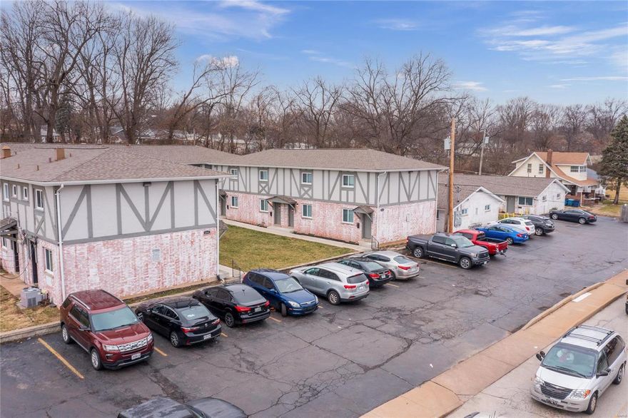 The Woodson Apartments offer a tremendous, near turn key opportunity with a proven renovation plan. 20 of the 24 units have already been updated and are experiencing incredible demand from the rental market. Potential to push rents higher than the in-place rents.  Newly updated ranchette style units are leasing for $825 and townhouse style units are leasing for $1,050.  All townhouse units have private basements as well - a huge value for tenants. Renovation costs have averaged $6,000 per unit for ranchette units and $7,000 per unit for townhouse units.  Renovations include paint, new cabinets, new or re-finished floors, baseboards, updated bathrooms, new doors, new lighting and fans. A large amount of common area capital expenditures have also been completed by ownership.  This list includes new roofs/gutters/gutter guards in 2021, 8 of 12 waste stacks replaced on townhouse side, newly sealed/paved/stripped parking lot, tree trimming, drainage system, new concrete walkways and steps.