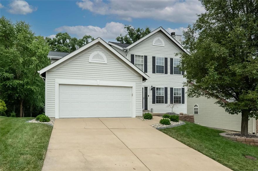 Nestled in the heart of Eureka, this delightful 1668 sq. foot property boasts 3 bedrooms and 2.5 bathrooms, offering a cozy and comfortable living space with beautiful updates. Step inside to see this beauty beginning with a WB fireplace in the family room and hardwood floors that lead to the kitchen/dining room. Including recently installed stainless steel appliances, granite tops & hardwood flooring, the open kitchen also has access to the newly renovated composite deck. Head upstairs to the master suite with a full bathroom & his and her separate closets. Two secondary bedrooms and a full bath complete the upstairs. You and your guests will also enjoy hanging out in the partially finished basement that features LVP flooring, laundry & storage area & walk-out to the stamped concrete patio. Additional updates include HVAC, water heater, landscaping, and so much more. Set up a visit to your next home today!