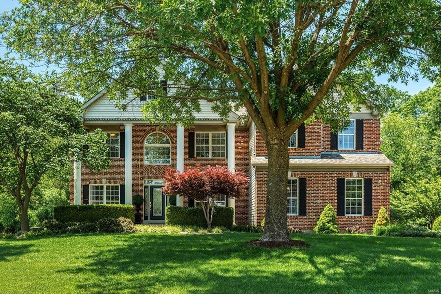 This spectacular 2-sty Georgian Colonial from award-winning builder Taylor Morley Custom Homes features well-proportioned rooms with extensive millwork, neutral interiors & Brazilian cherry flooring that extends throughout the main floor. Impressive entry foyer leads to private study, formal dining room & stunning great room with Botticino marble fireplace & bank of windows that overlook parklike backyard. Designer kitchen with quartz countertops, white cabinetry, commercial grade appliances, 7’ center island & butler’s pantry adjoins convenient office & light-filled breakfast room that opens to deck. Coffered master bedroom suite with luxury bath with jetted tub offers an appealing retreat. 3 Additional bedrooms, 1 with ensuite bath & 2 with Jack n’ Jill bath, plus bonus room complete the 2nd floor living quarters. Walk-out Lower Level includes recreation room, game room & guest suite. Situated on 1.3-acre grounds with deck, patio & resort style pool surrounded by landscaped gardens.