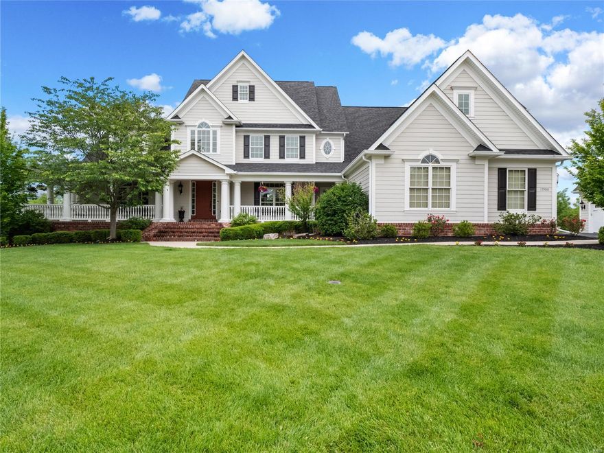 Custom 1.5 story, 6 bedroom, 4.5 bath on a quiet cul-de-sac. Unbelievable  2.78 level acres backing to trees with custom covered outdoor living area. Countless features including hardwood flooring, bookcases, custom boxed ceilings, 9' ceilings on both levels, etc. Spacious kitchen offers custom cabinetry, granite counters, gas range, tons of cabinets, pantry, center island with breakfast bar, adjacent is the breakfast room & vaulted hearth room with 2nd gas fireplace. Main floor laundry/mudroom. Large main floor master suite with coffered ceiling, his and her walk-in closet; spa-like retreat master bath with separate soaking tub with walk-in shower, dual vanities. Upstairs includes 5 spacious bedrooms with 3 full baths plus additional bonus room. Continue entertaining in your private backyard. Newly designed outdoor addition features remote controlled cover, deck and patio which has tons of room for grilling and a separate sitting area and outdoor TV area (2018). 6 car oversized garage Additional Rooms: Mud Room