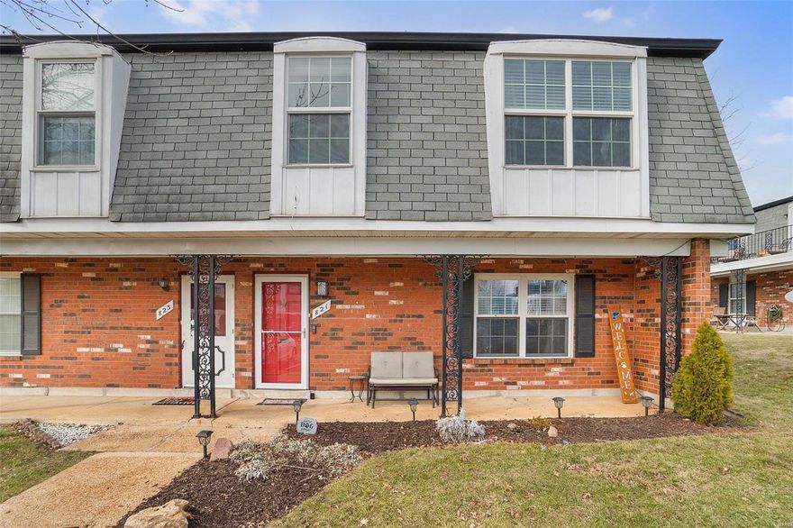 You simply won't find this much updated living space for this price in Mehlville, elsewhere! You will absolutely love all of the natural light that fills this gorgeous home! Upon entering, you'll be greeted by the spacious foyer and living room! Also on the main floor you'll find the beautifully updated and meticulously maintained kitchen (with granite counters & newer appliances), half bath, laundry room, and your furry companion will even have their own (adorable) room! The kitchen is open to a bright dining area where you can entertain while soaking up the light from the large sliding doors that lead to your private patio (& shed for additional storage). Upstairs you will find a massive primary bedroom suite, with THREE closets & a full bath! The other 2 bedrooms share the 2nd full updated bathroom. Your 1 monthly payment includes ALL of your utilities (except for your low electric bill) and as a bonus you'll enjoy the beautiful pool, gym, game room & more! End unit = privacy! Location: Corner Location, End Unit