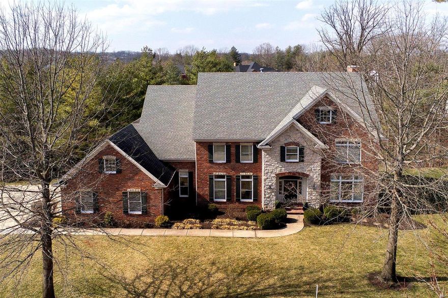 Stunning renovation within the last 2 years! This sunny, move in ready home defines casual elegance with a neutral decor, designer light fixtures, & fine finishes. 10 foot ceilings on the first floor evoke a light & airy feeling. Enjoy the beautiful wide staircase with landing, office, dining room & living room with tall windows. The amazing kitchen with center island is a chef's dream with quartz countertops, stainless appliances, eating area, walk in pantry, adjacent 1st floor laundry with a wall of cubbies, 2 half baths, &  delightful hearth room with fireplace. On the 2nd floor, the master suite is a stunner! Enjoy the huge renovated bath with 2 vanities, 2 walk in closets, shower & soaker tub. There are an addn'l 3 bedrooms & 2 full baths. Finished LL with rec room, wet bar, bonus room, full bath & storage area. 6144 sq.ft. of living space! 3 car garage. Convenient to Chesterfield Valley. See list of special features & renovations attached. Washer/dryer/refrigerator included. Additional Rooms: Mud Room