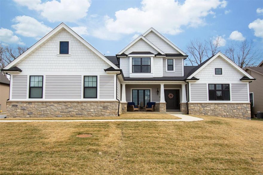 Est. 2020. Absolutely perfect new construction without the wait.  This 2020 McKelvey Homes Muirfield Model was built with fantastic attention to detail. Nine and eleven foot ceilings on the main level provide a bright, cheerful and multi-functional space. The custom kitchen is a DREAM. Host a crowd in the beautiful formal dining room or keep it comfy in the combination breakfast/family room right off the kitchen and plenty of room to spend your evenings relaxing outside on the newly installed (2021) patio and fire pit. The main floor master suite is an OASIS. Large separate office space just off the main entry and main floor laundry. The laundry room leads to a three car extended garage space. Upstairs you’ll find nine foot ceiling and more bright open space. The three large bedrooms all have their own walk-in closet and bonus area upstairs offers a world of possibilities, Easy access to highways 270 and 55. Close to shopping, groceries, parks and fantastic Lindbergh schools.