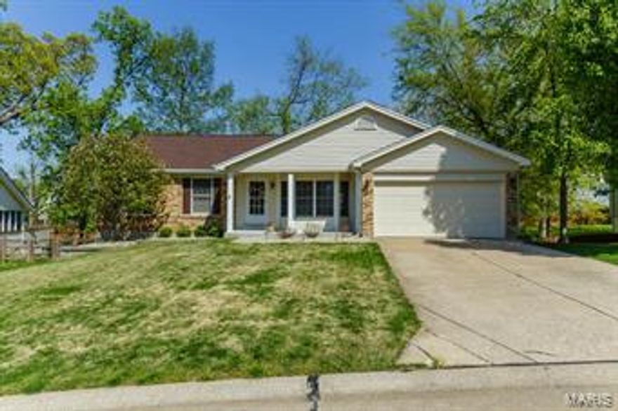 Call your movers...you will fall in love with this updated ranch home that has so much to offer.  Anderson windows, newer flooring, high efficient air/furnace, granite countertops in kitchen, upgraded stainless steel appliances including dishwasher, built-in microwave, smooth top electric range (sale excludes refrig in kit & bar area in LL). Built-in desk area in kitchen/breakfast.  Large pantry. Cozy up to the fireplace in the great room that has gas logs but can be converted back to wood burning.  Bay windows in both great room & dining/office.  Ceramic tile in entry, baths, kitchen/breakfast rooms.  Ceiling fans in all 3 bedrooms, great room & kitchen.  Huge low maintenance deck off kitchen with stairs leading to patio and screened porch below deck.  Entertain in your lower level... room for your games, family room, den/bonus room with cedar walk-in closet.  Huge fenced backyard with mature trees. Great location, close to elementary school, easy access to hwys, dining & shopping!