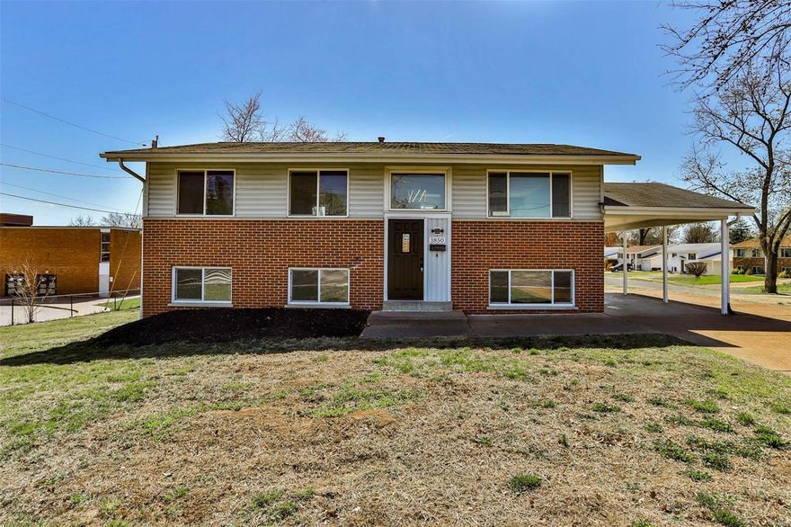 This stunning split level is impressive. The custom quality of the workmanship is unsurpassed by few. As you enter the home, the gorgeous flooring and light fixtures overwhelm the space. Total living space of over 1700 square feet. Newer windows, exterior doors, beautiful hardware on interior doors, carpeting, flooring (Updates 2022) . Gourmet chef kitchen. Range, microwave, countertops, lighting and flooring designer quality. Generously sized bedrooms thru out the home. The family recreation area is awaiting the board games, multi televisions and stereo equipment. rooof 2023, 2022 All other updates. This home is without a doubt move in ready.
There is a deck from the kitchen for entertaining and enough room for a couple of grills. Multiple cars not an issue in this driveway
a carport and entry from the front of the home as well as the side street. Eateries, highways and shopping nearby. Home Warranty Plan is an option.
