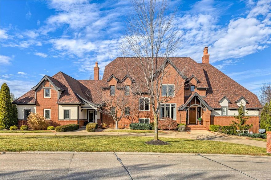 This Schaeffer constructed; Dick Busch designed estate home on 1.78 acres in Prestigious WindCastle is enhanced by the finest craftsmanship & meticulous attention to detail. Gracious entry foyer leads to grand room with dramatic vaulted ceilings highlighted by wood beams, masonry fireplace & floor to ceiling windows with transoms. French doors open to handsome library with built-in bookcases. State-of-the-art kitchen with custom buff cabinetry, granite countertops, professional quality appliances and large center island adjoins breakfast room and hearth room with stone fireplace accented by built in bookcases. Primary bedroom offers an appealing retreat featuring, marble bath and access to private deck. Second floor features 3 additional bedroom suites. Walk out Lower Level with billiard room, recreation room with gas fireplace, fitness studio, 1,000 bottle wine cellar, 5th bedroom & full bath. Professionally landscaped grounds include 2 patios, screened-in-porch, & 4-car garage. Additional Rooms: Mud Room