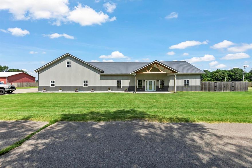 Super rare opportunity to own a house of this caliber in Hornersville.  The home has a very clean look and a well landscaped yard. There is plenty of parking with an oversized concrete driveway. The property's lot size is 0.64 of an acre. The completely fenced in back yard features an area for a garden, an above ground pool with a wood deck, and a 60x12 covered porch. The attention to detail is evident throughout the home. You walk into an open floor plan with the living room flowing right into the kitchen. The kitchen features top of the line appliances, a walk-in pantry, and beautiful countertops. The primary bedroom is situated at the end of the house with an AMAZING shower and closet. The 2 secondary bedrooms are located on the far end of the house. Are you looking for garage space?  This 40x60 heated and cooled garage features a full bedroom and full bath. Perfect for guests. This place is a hidden gem that would be the home of your dreams!