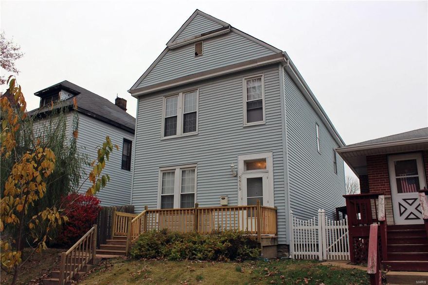 In a great convenient location, this nice home is just blocks to Carondelet Park, Schnucks Grocery Store & the Rec Center. This updated home features large rooms & plenty of closet space. The nice entry hall with open staircase leads to the living room, where a gas log in the fireplace keeps keeps everything cozy. The large dining room is perfect for those family gatherings. The kitchen comes with plenty of cabinetry, updated appliances & ceramic tile. The full bath & main floor laundry room are adjacent. The three large bedrooms are positioned on the second floor, along with an office/den (owner is using for a walk-in closet & dressing), & a full bath. Built-in shelving & window seat add a nice touch to the master bedroom. A major update is the newer roof (3 years). Refrigerator, washer & dryer are negotiable. Seller paying ($525) at closing for a 2-10 Home Buyer Protection Plan with $75 Service Fee Buy-Down. Make your appointment to see home today! Square footage approximate.