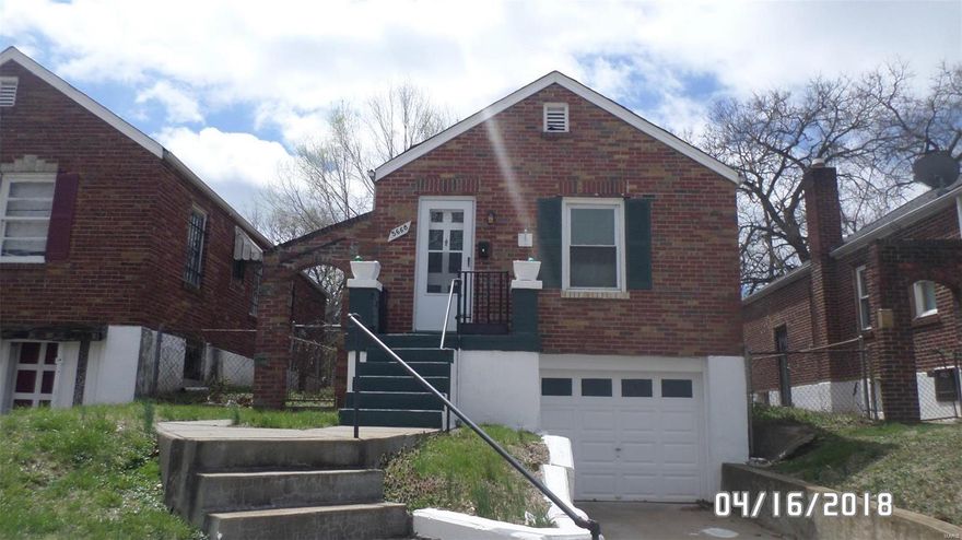 OUTSTANDING OPPORTUNITY!!! This charming brick bungalow home is sure to move quickly! Home features bright and spacious rooms, one full bathroom, and wood flooring. New updates to kitchen and bath plus newer plumbing! Downstairs, you will find plenty of room in the full sized basement, perfect for storage and tuck-under garage! Located on a quiet street, with lots of yard space for entertaining in the coming spring months! Bring your updates & make it your own! Property is to be sold in its current as-is condition with no warranties or representations by the Seller. Seller will not make repairs nor provide any inspections. Seller's addendum is required after terms of sale are agreed upon. Special Sale Contract (Form #2043) required. Proof of funds or pre-approval letter required with offer.