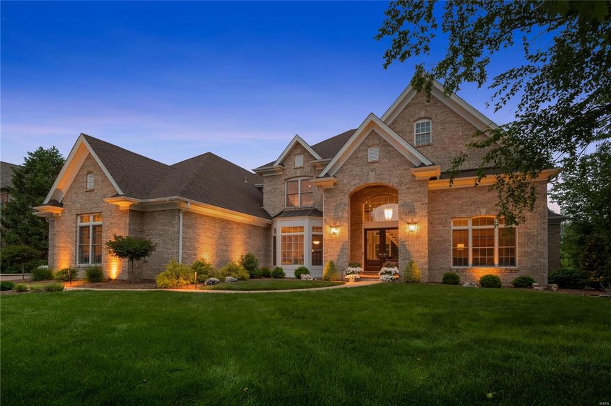 The homeowners' creative vision & detail have transformed this 1.5 story home into a jaw dropping masterpiece.  Every surface has been touched with style & meticulously maintained. Enjoy all seasons on a perfectly landscaped half-acre lot with a custom built outdoor addition that sits poolside & features retractable screens, built-in heaters, gas fireplace, beverage coolers & an upper deck with grilling station. This home features over 6,500 sqft of stunning architecture, gorgeous gathering spaces & offers 5 bedrooms & 5.5 baths. The interior masterfully combines scale & luxury finishes. Soaring ceilings flow throughout the main level from the 2 story entry, the wall of windows in great room to the vaulted hearth room off the kitchen. The walk-out lower level is equipped with a full size bar, see through fireplace, 5th bedroom, gym & theatre area. A three car side entry garage with an aggregate drive way & pristine pool setting completes the most desirable address in Chesterfield. Additional Rooms: Mud Room