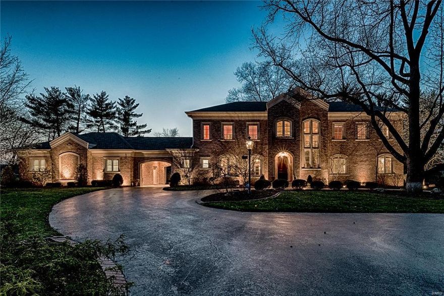 Tucked away on the signature Oak Lined street of Fordyce Manor this Gorgeous  1.5 Story rests on 1.3 manicured acres. Grand two-story entry hall w/hardwood floors, crown molding & formal dining room greet you.  Arched doorways on the main level lead to the spacious living rm w/custom stone mantel, French arch glass doors w/built in bookshelves.  Kitchen for the culinary enthusiast with 48” wolf dual fuel stove with double oven, sub-zero fridge, custom cherry cabinetry w/under cabinet lighting, 2 sinks, 2 dishwashers and designer backsplash. Kitchen opens to breakfast & hearth room with vaulted ceiling and gas FP.  Spacious main floor master w/luxury master bath, his/her closet/sinks, large soaking tub and separate shower. Formal office finishes off the first level. Upstairs boast 3 bedrooms each w/ full bath. Stunning Lower level with 9 ft ceilings, Wine Cellar, Theater Room & Wet bar.  Saltwater Pool, Hot tub, outdoor patio w/built in Webber, Smoker & Granite bar.  3 Car Garage!