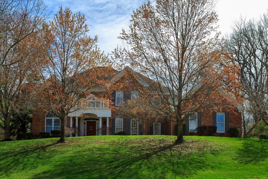 OUSTANDING 1.5 Story in sought after Wildhorse Village Subdivision. Updated home on private, landscaped 1 acre w trees. Stunning Custom Gourmet Kitchen w unique Granite on massive island, 2 Built-in Butler's Pantry plus other storage areas. Updated Lighting fixtures. Tall cabinets w glass fronts on top. Kitchen, w proximity to Breakfast Rm, Hearth Rm, Dining Rm, Great Rm. Some Light fixtures updated. Wood floors. 2 Story Great Rm w Wall of Windows w Plantation Shutters, Wet Bar, Stone Fireplace. Master Suite tastefully decorated. UL has 3 beds w 2 baths. Professionally finished LL has electric Fireplace, Entertainment area, Kitchen/Wet Bar area, Rec Rm, plus 1/2 bath. Outdoor space has Composite Deck, Pergola, & Hot Tub stays. Ask for list of improvements. Great Schools. Easy walk to Community Pool, Tennis Court and 2 Fishing Lakes. Subdivision has 3 Swimming Pools, 3 Tennis Courts, Lighted Sidewalks, walking paths. Rockwood School District. Easy access to Major Roads & Shopping.