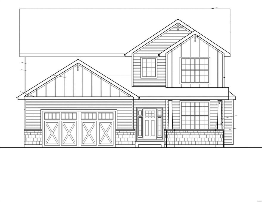 You will be amazed by this custom 4 bedroom 2-story home to be built. This home will feature an open floor plan with 9' first floor ceilings, stainless steel appliances, 42 inch kitchen wall cabinets, granite counters, hardwood floors, recessed lighting, 2nd floor laundry room, direct vent Gas Fireplace in the family room, luxurious master bath with double sinks, large master shower, and a large walk-in closet. The home is equipped with an energy efficient HVAC system, underground electrical service, and architectural grade shingles. You will save on utilities as the home is extremely efficient with R 19 thermal insulation batts on the first floor, R13 on the upper level and R30 blown in insulation in the ceiling. The builder is willing to allow the buyer to choose their flooring and finishes. Check this one out today!