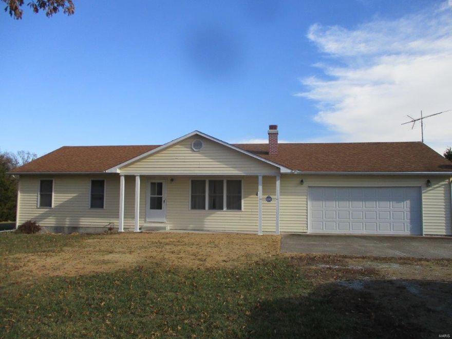 Extraordinary opportunity to own a unique recreational and hunting farm in Montgomery county, MO!  Long stretches of two live creeks with fishable water (Wolf Creek & Elkhorn Creek).  Approximately 50 acres of isolated tillable fields can be used for row crop production or extensive food plots!  Exceptional road system throughout the farm.  Clean, well-maintained 3 bedroom, 2 bathroom ranch home with an over sized two car garage and newer roof.  Two metal sheds, both insulated with concrete floors and electric.  Two ponds for fishing!  Diverse habitat with hardwood ridges and draws, brush and thickets, and fields of tall warm season grass.  Ideal habitat for deer, turkey, quail and rabbits.  On a dead end road, one quarter mile off of blacktop.  One hour from O'Fallon, MO.  Don't miss out on this rare opportunity priced $200,000 below appraised value.