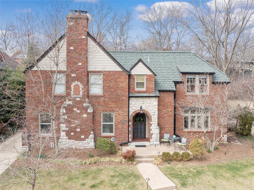 Gorgeously-scaled, traditional home in Claverach Park…This beloved Clayton neighborhood enjoys a location providing unmatched convenience & security. The stately curb appeal is framed by ornamental trees, leading to a bright, eclectic neutral interior. Intuitive floor plan includes a living room with a fireplace, a charming tile-floored office, formal dining room, and a large light-filled  family room with French doors that open to a gorgeous new patio with integrated landscape lighting. The updated kitchen has been made even more functional with a new Cove dishwasher and tile backsplash. Upstairs, there are 3 secondary bedrooms, a new hall bathroom, and an exceptional primary suite with a tray ceiling. The new primary ensuite features a glass enclosed shower and dual sinks. Functionally, the house has had major upgrades such as a completely rewired electrical system and a new landscape lighting scheme. Find the ideal combination of comfort and timeless style in this premier location.