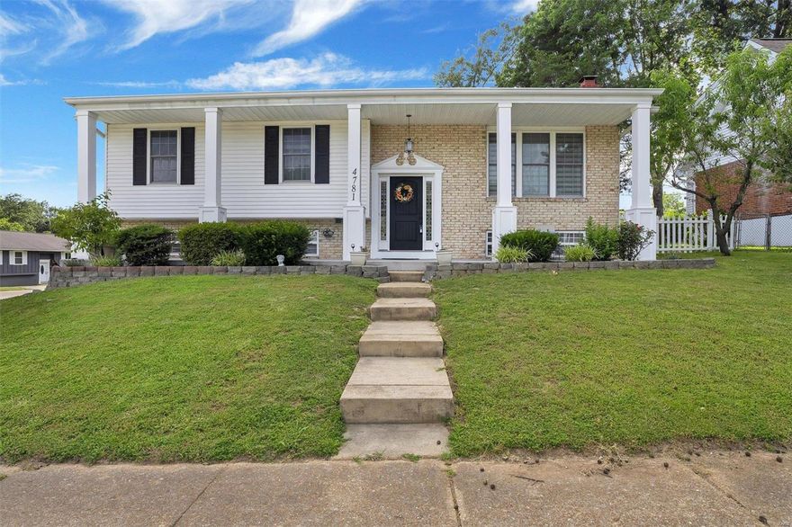 Welcome to 4781 Tonga Drive, a stunningly updated home with great curb appeal! Featuring a brand new roof, this beautifully landscaped split foyer with a side entry garage is ready to impress. You'll appreciate the natural light that shines through the large living room windows. Enjoy cozy evenings by the brick masonry fireplace in the lower level or entertain on the large covered deck w/ wooden pergola overlooking the fenced backyard. The kitchen boasts elegant quartz countertops, colorful backsplash, custom white cabinets, and a large stainless steel range hood. Hardwood floors add warmth and charm to the space. This home includes a stackable washer and dryer, making laundry chores a breeze. The oversized 2-car garage offers ample space for vehicles and storage. Don’t miss out – your dream home awaits!
